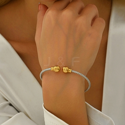 Elegant Stainless Steel Cuff Bangles QC8972-2-1