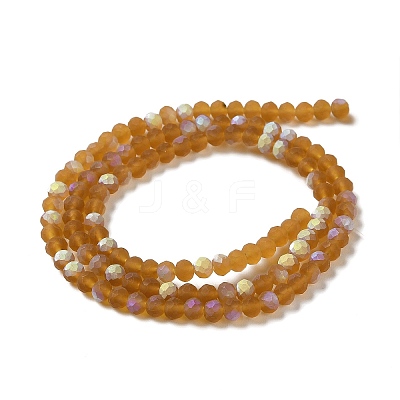 Transparent Glass Beads Strands EGLA-A034-T4mm-MB02-1