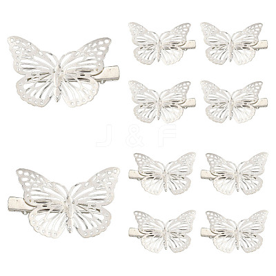 12Pcs 2 Styles Iron Alligator Hair Clips for Women Girls PHAR-SP0001-28B-1