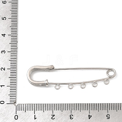 Brass Brooch Findings KK-I364-37P-1