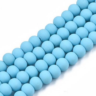 Handmade Polymer Clay Beads Strands CLAY-N008-053-10-1
