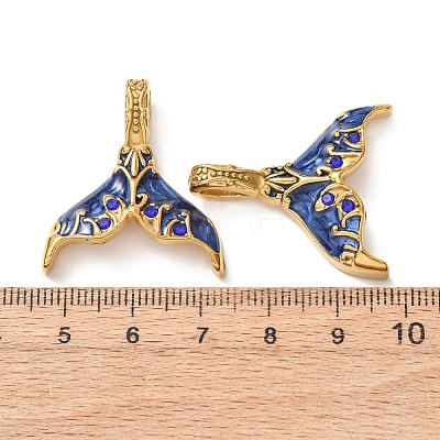304 Stainless Steel Enamel Pendants STAS-Z193-10G-04-1