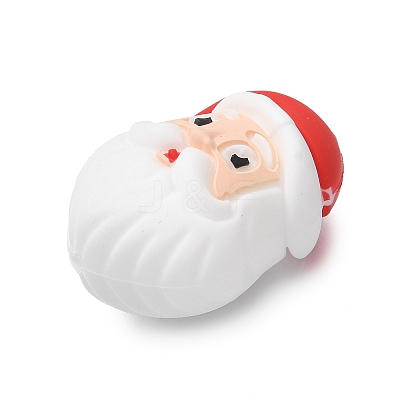 Christmas Theme Silicone Focal Beads SIL-L007-01C-1
