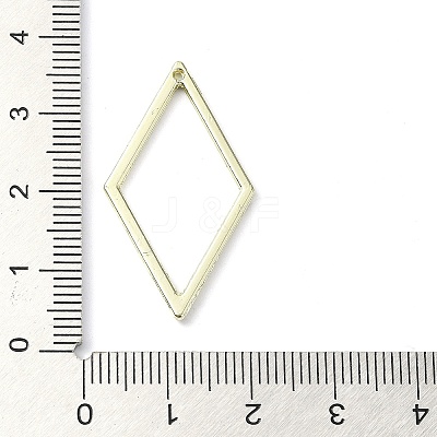 Rack Plating Alloy Pendants PALLOY-K023-03G-1