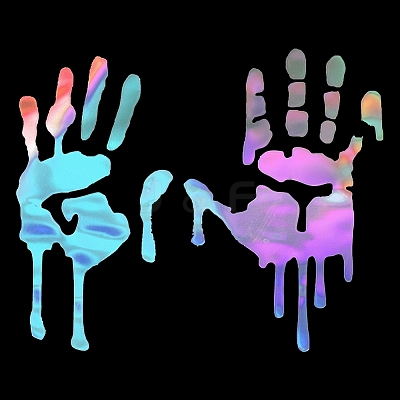 Car Decals- 1 Pcs Hand Car Hood Sticker ST-F711-1-1