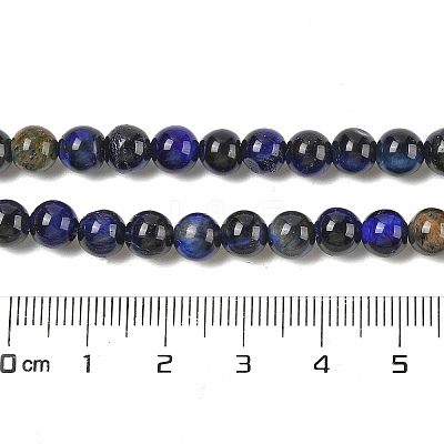 Grade AB Natural Tiger Eye Beads Strands G-B133-A02-6MM-01-1