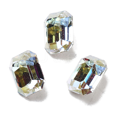 K9 Glass Rhinestone Cabochons GLAA-H034-07D-001LA-1