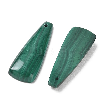 Natural Malachite Pendants G-B187-01A-05-1