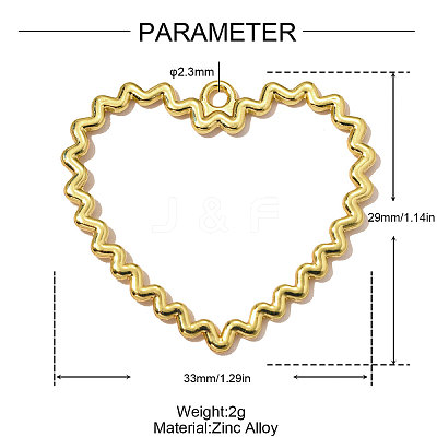 Zinc Alloy Pendants AL-OY001-33G-1