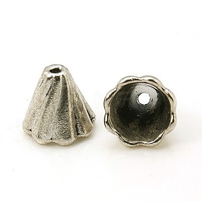 Tibetan Style Bead Cone LS-TIBEB-EA10181YKG-AS-FF-1