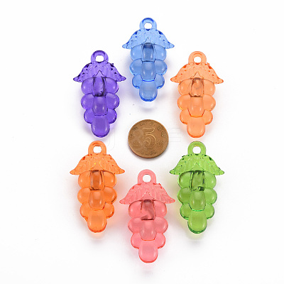 Autumn Theme Transparent Acrylic Beads TACR-S154-60B-1
