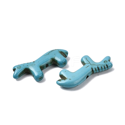 Synthetic Turquoise Beads G-B158-01E-1