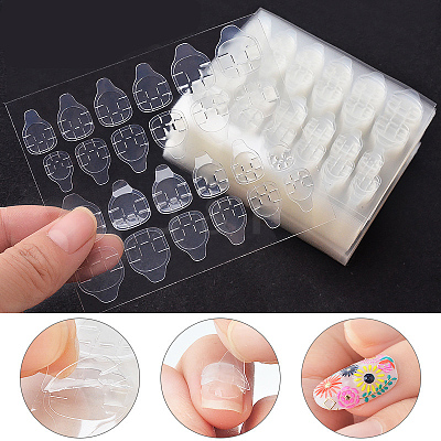 Clear Double Side Adhesive Glue Sticky Tape For False Nail Tips MRMJ-T009-010-1