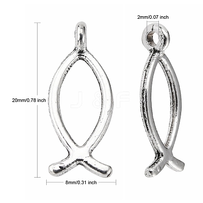 Tibetan Style Alloy Pendants LF0394Y-NF-1