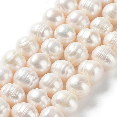 Natural Cultured Freshwater Pearl Beads Strands PEAR-E019-04-1
