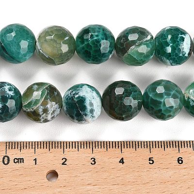 Natural Fire Crackle Agate Beads Strands G-L595-A02-01E-1