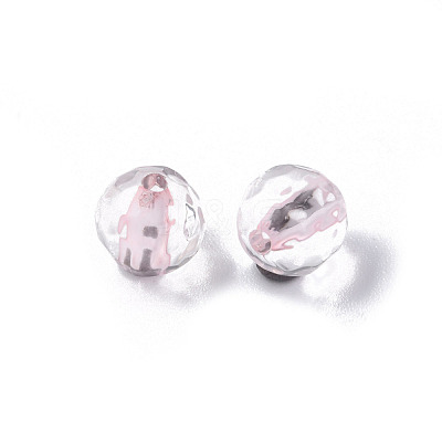 Transparent Acrylic Beads MACR-S373-133-T04-1