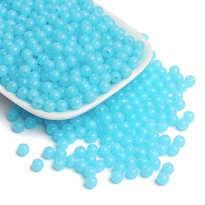 Fluorescent Acrylic Beads LS-MACR-R517-6mm-05-1