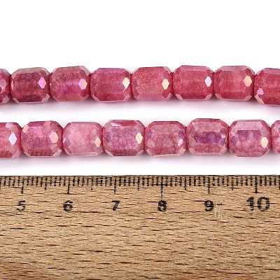 Anti-Tarnish Electroplate Glass Beads Strands EGLA-N027-03A-12-1