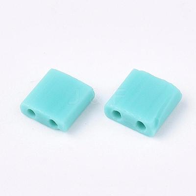 2-Hole Opaque Glass Seed Beads SEED-S023-09H-1