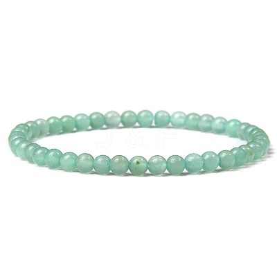 Natural Green Aventurine Beads Stretch Bracelets XZ8284-3-1