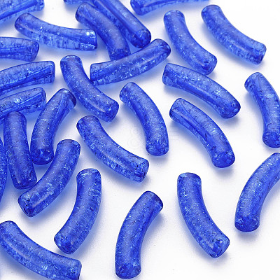 Transparent Crackle Acrylic Beads CACR-S009-001A-N86-1