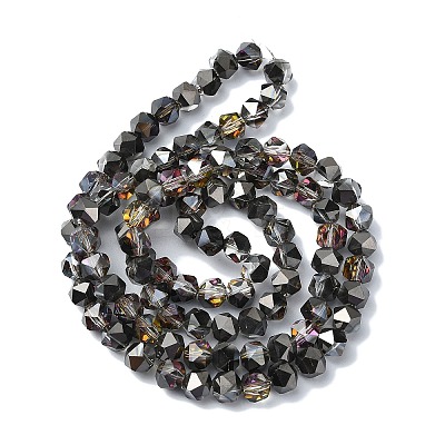 Electroplate Glass Beads X-EGLA-L018-B-AB01-1