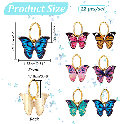 Printed Alloy Enamel Pendants PALLOY-PH01614-1