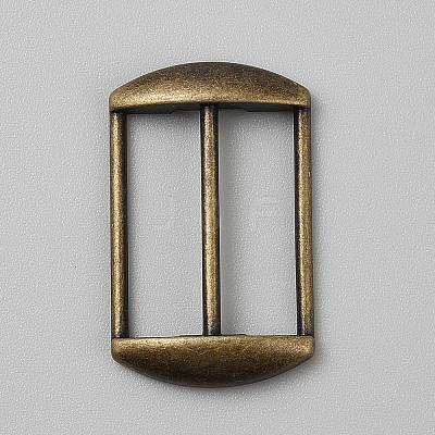 Alloy Tri-Glide Adjuster Buckles FIND-WH0139-378AB-1