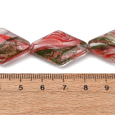 Transparent Handmade Lampwork Beads LA-CBAF0C8-02B-1