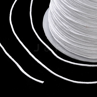 Waxed Cotton Thread Cords YC-R003-1.0mm-101-B-1