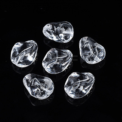 Transparent Acrylic Beads X-TACR-N009-35-1