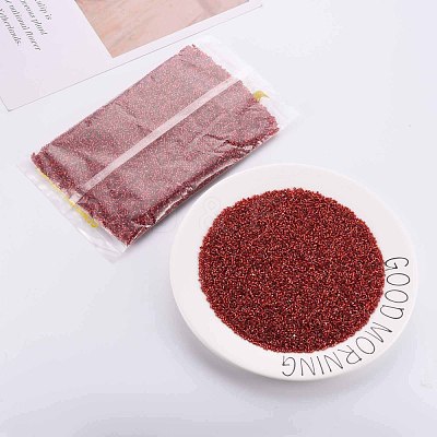 Glass Bugle Beads SEED-S032-08A-25-1
