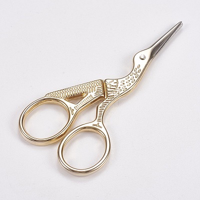 Stainless Steel Scissors TOOL-WH0037-02LG-1