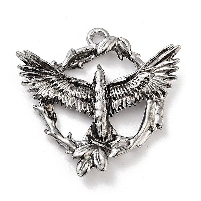 Tibetan Style Alloy Pendants FIND-U006-14AS-08-1