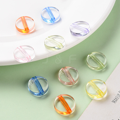 Transparent Acrylic Beads TACR-S154-09A-1