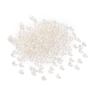 AB Color Opaque Acrylic Beads OACR-E015-28-1