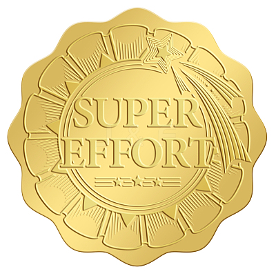 Plastic Self Adhesive Gold Foil Embossed Stickers DIY-WH0211-310-1