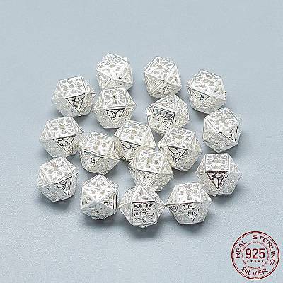 925 Sterling Silver Beads STER-T002-78S-1