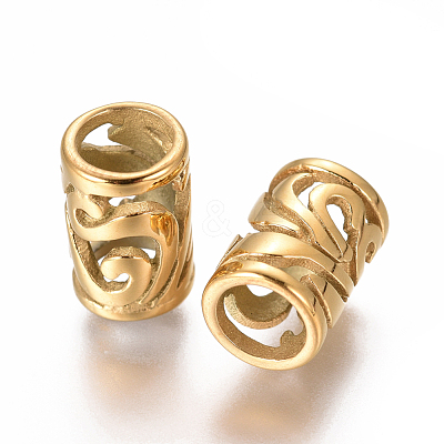 304 Stainless European Beads STAS-F227-13-G-1