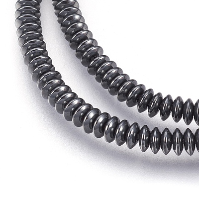 Non-magnetic Synthetic Hematite Beads Strands X-G-I208-03-A-4x1mm-1