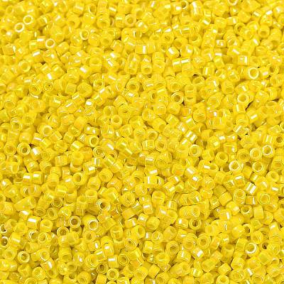 Opaque Colours Luster Glass Seed Beads SEED-H003-12C-1