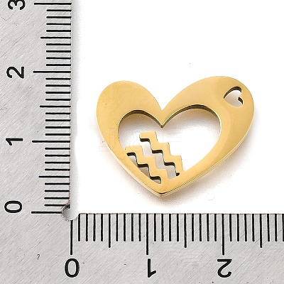 201 Stainless Steel Pendants STAS-A116-01G-11-1