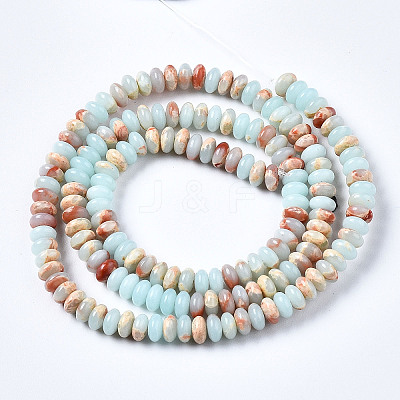 Synthetic Aqua Terra Jasper Beads Strands G-S366-102A-1