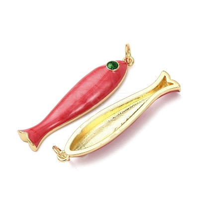 Brass Pendants X-KK-D019-29C-01G-1
