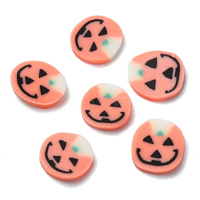 Halloween Theme Handmade Polymer Clay Cabochons CLAY-M005-22-1