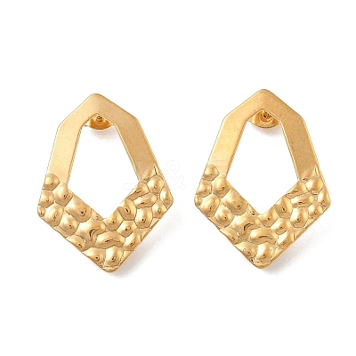 304 Stainless Steel Stud Earrings Findings EJEW-R151-01G-06-1