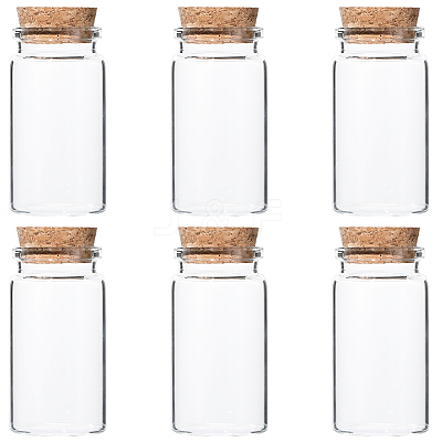 Glass Jar Glass Bottles Bead Containers AJEW-SP0003-91A-1