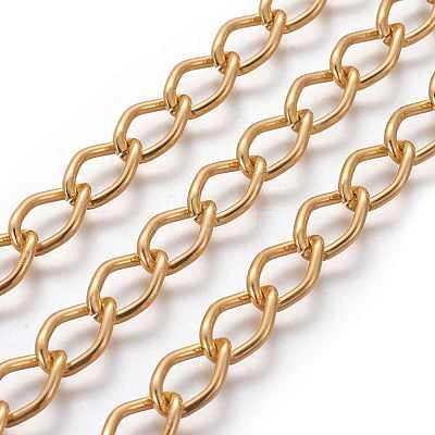 Rhombus Aluminium Twisted Chains Curb Chains X-CHR001Y-29-1