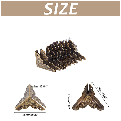 Triangle Iron Box Corner Protectors IFIN-FH0001-05AB-1